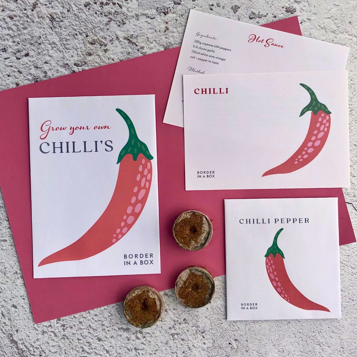 Grow Your Own Chillies Seed Kit