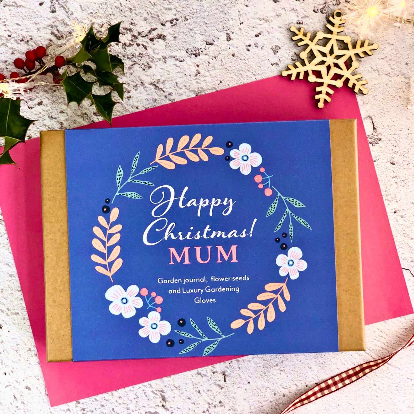 Happy Christmas Gardening Gift Box for Mum
